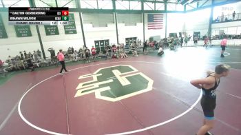 142-150 lbs Champ. Round 1 - Dalton Gerberding, Olympia Wrestling Club vs Jshawn Wilson, Peoria Notre Dame