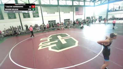 142-150 lbs Champ. Round 1 - Dalton Gerberding, Olympia Wrestling Club vs Jshawn Wilson, Peoria Notre Dame