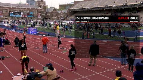 Women's 400m Hurdles, Heat 2 - Event 102, High School Championship
