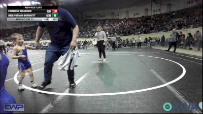 40 lbs Round Of 32 - Henrik Goodgion, Chandler Takedown Club vs Kieryn Taffe, Noble Takedown Club