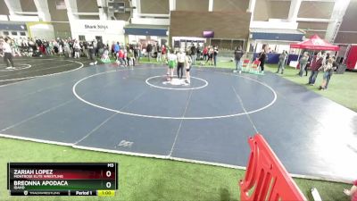 115 lbs Round 3 - Breonna Apodaca, Idaho vs Zariah Lopez, Montrose Elite Wrestling