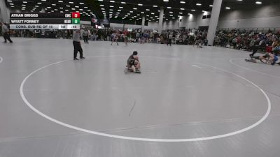 113 lbs Cons. Sub-rd Of 16 - Wyatt Forney, Nebraska vs Athan Briggs, Columbia Wrestling Club