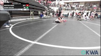 49 lbs Quarterfinal - Brixton Hiser, Murray County Takedown Club vs Ethan Taylor, Shelton Wrestling Academy