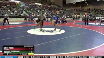 6A 215 lbs Quarterfinal - Jadaan Anderson, Bentonville vs John Tobin, Catholic