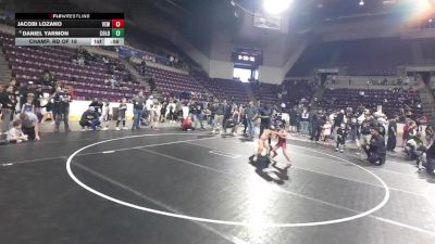 49 lbs Champ. Rd Of 16 - JaCobi Lozano, Valley Elite Wrestling vs Daniel Yarmon, Colorado