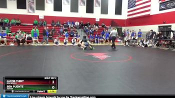 170 lbs Semifinal - Jacob Thiry, Don Bosco vs Ben Puente, AGWSR