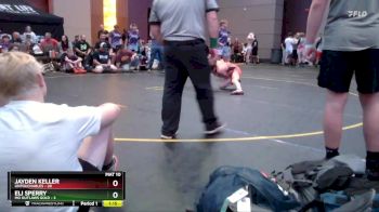 110 lbs Round 1 (4 Team) - Jayden Keller, Untouchables vs Eli Sperry, MO Outlaws Gold