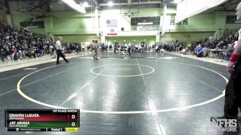 132 lbs 1st Place Match - Draven Lukata, BIRMINGHAM vs Jay Arana, SAN FERNANDO