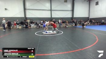 195 lbs Quarterfinal - Ariel Gonzalez, Unattached vs Armand Brinlee, FordDynastyWrestlingClub