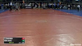 85 3rd Place - Tristan Stafford, Ar vs Ben Locke, Mo