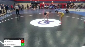 139 lbs Semifinal - Gaven Suica, Burgettstown vs Giovanni Weightman, Belle Vernon