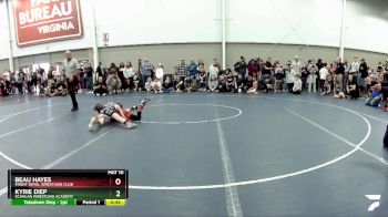 71 lbs Quarterfinal - Beau Hayes, Front Royal Wrestling Club vs Kyrie Diep, Scanlan Wrestling Academy