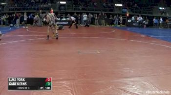 104 Consi of 4 - Luke York, Mi vs Gabe Kerns, Ks