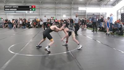 88 lbs Round 2 (4 Team) - Bentley Gatica, Meridian Maniacs vs John Kreiger, Southwest Select