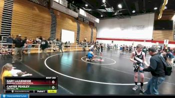 132 lbs Semifinal - Gary Lajuenesse, Shoshoni Junior High School vs Carter Peasley, Greybull MS
