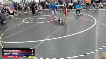 43 lbs Semifinal - Markian Basargin, Anchor Kings Wrestling Club vs Bennett Morris, Soldotna Whalers Wrestling Club