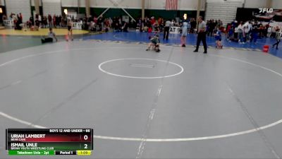 66 lbs Round 1 - Ismail Unle, Bryan Youth Wrestling Club vs Uriah Lambert, Bear Cave