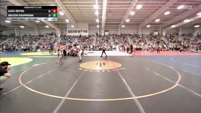 182 lbs Quarterfinal - Alex Reyes, NJ vs Delton Kaufmann, AZ