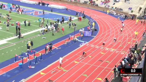 Men's 400m Hurdles, Heat 3 - Event 301, College Championship