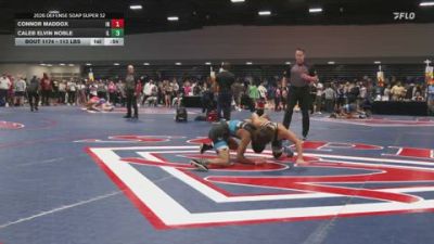 113 lbs Semifinal - Connor Maddox, IN vs Caleb Elvin Noble, IL