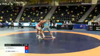 67 kg Quarterfinal - Jasiah Williams, CSU Pueblo Wrestling RTC vs Calvin Germinaro, Minnesota Storm