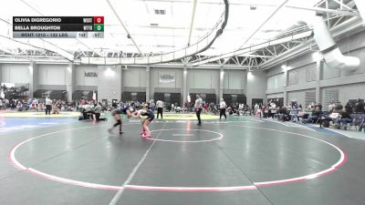 132 lbs Consi Of 16 #2 - Olivia DiGregorio, Woodstock Academy vs Bella Broughton, Waterford