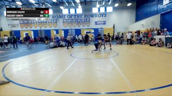 150 lbs Champ. Round 2 - Becket Smith, Manatee High Shcool vs Enrique Calvo, Lincoln High School