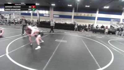 126 lbs Consi Of 16 #2 - Anthony Saldana, Reign WC vs Jorge Sagastume, Westlake Wrestling
