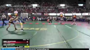 Cons. Semi - Lexi Lunceford, Powell County Girls vs Abby Zickefoose, Choteau Girls