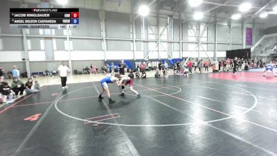113 lbs Cons. Quarters - Jacob Ringlbauer, UP Outlaw WC vs Angel Deleon Castaneda, Victory Wrestling-Central WA
