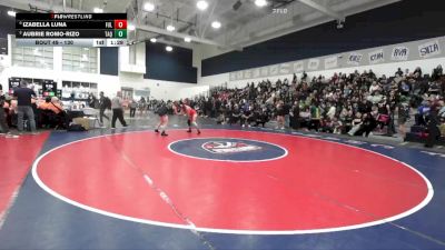 130 lbs Champ. Round 1 - Izabella Luna, Fullerton vs Aubrie Romo-Rizo, Tahquitz