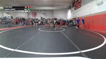 132 lbs Cons. Round 2 - Cash Silva, Durango vs Adrian Lobato, Farmington