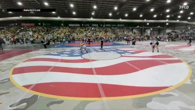 120 lbs 7th Place Match - John Boes, Stanley County AAU vs Vincent White, Big Red Wrestling Club