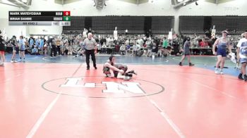 111 lbs Rr Rnd 2 - Mark Matevosian, Maine Hammahs - MSC vs Brian Danbe, RedNose Wrestling School - MSC