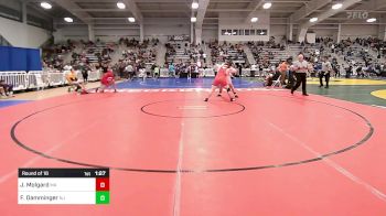 220 lbs Round Of 16 - Jaron Molgard, MA vs Frank Damminger, NJ