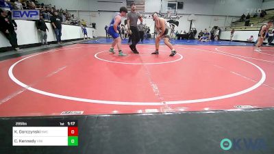 285 lbs Rr Rnd 1 - Kage Gorczynski, Salina Wrestling Club vs Cooper Kennedy, Vinita Kids Wrestling