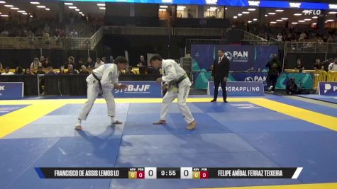 Felipe Aníbal Ferraz Teixeira vs Francisco De Assis Lemos Lo 2025 Pan Jiu Jitsu IBJJF Championship
