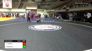 63 lbs Cons. Round 1 - Forrest Catlett, California vs Jacob Palomino, Tracy Wrestling Club