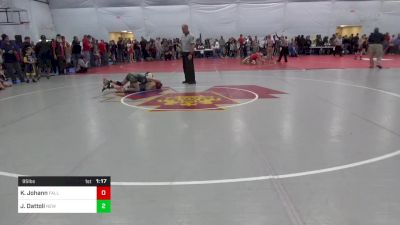 95 lbs Consi Of 8 #2 - Keith Johann, Falling Waters vs Jacob Dattoli, New Oxford