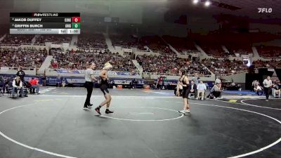 138-D3 3rd Place Match - Jakob Duffey, Cactus Shadows High School vs Griffin Burch, Crismon High School