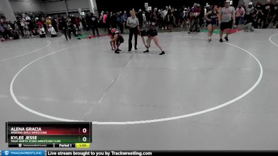 135 lbs Cons. Round 3 - Kylee Jesse, Team North Stars Wrestling Club vs Alena Gracia, Arizona Girls Wrestling