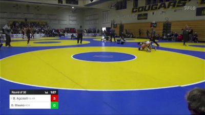 129 lbs Round Of 32 - Brenden Agcaoili, SLAM Academy (NV) vs Brooks Blasko, Norwin (PA)