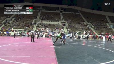 7A 215 lbs Champ. Round 1 - Jayden Milledge, Carver Montgomery HS vs Nicholas Umbarger, Mary G Montgomery