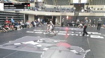 133 lbs Round 2 (4 Team) - Corey Fromuth, Perham, MN vs Grady Young, Pierz, MN