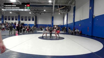 215 lbs Consi Of 8 #1 - Jackson Rinke, Bridgewater-Raynham vs Octavio DeOliveira, Saint John's Prep