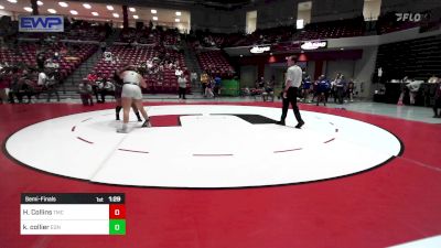 190 lbs Semifinal - Harmoni Collins, McLain High School Girls vs Kinslee Collier, Edmond North