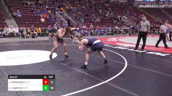 189 lbs Semifinal - Jake Boberbsky, Benton vs Joseph Lapenna, Notre Dame Green Pond