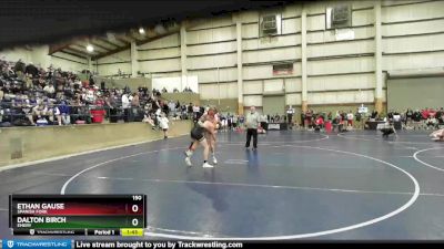 150 lbs Champ. Round 2 - Ethan Gause, Spanish Fork vs Dalton Birch, Emery