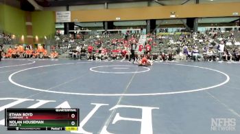 106 lbs Quarterfinals (8 Team) - Nolan Houseman, GROVE vs Ethan Boyd, CLAREMORE