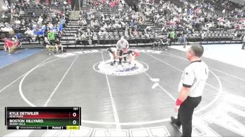 157 lbs Cons. Round 2 - Boston Hillyard, Desert Hills vs Kyle Detwiler, Bear River